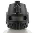 LEGO-castle--knights-helmet---pearl-dark-gray