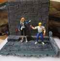 Axel and Power Castle wall and base