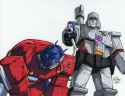 Megatron &amp; Optimus Prime by BraydenTheArtist