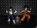 goku vegeta painted