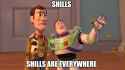shills everywhere