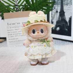 Labubu-Clothes-Lace-Dress-Straw-Hat-Set-2
