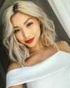 dyed blonde hair
