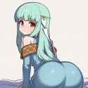 best quality,ultra-detailed,high resolution, 1girl, ninian (fire emblem), fire e s-455189304