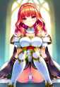 best quality,ultra-detailed,high resolution, 1girl, celica (fire emblem), fire e s-2220454995