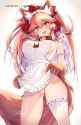 my kitsune keeps waking me up wearing this, is she trying to tell me something?