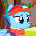 1371751__safe_screencap_rainbow+dash_a+hearth&#039;s+warming+tail_animated_blinking_clothes_cropped_cute_dashabetes_female_gif_mare_pegasus_pony_snowdash_