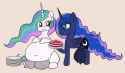 Feb2025 YCH Set 2 Pose 2 - Celestia and Luna