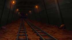 into the mines