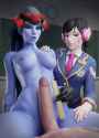 585239 - 3D APHY3D D.Va Overwatch Widowmaker