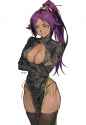 __shihouin_yoruichi_bleach_drawn_by_p_glansk__ae93412144e14f5a222807e65383d23d