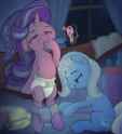 2528866__suggestive_artist-colon-asdfasfasda_starlight+glimmer_trixie_pony_unicorn_adult+foal_caretaker_diaper_diaper+cover_diaper+fetish_drool_duo_fetish_hoof+