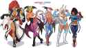 __morrigan_aensland_mirko_cammy_white_lilith_shihouin_yoruichi_and_5_more_fire_emblem_and_10_more_drawn_by_meziosaur__051bae597d6ae4df1fecbf310011b82d