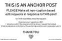 QoH Anchor Post