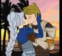 WK Beach Kiss