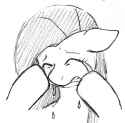 344973__safe_artist-colon-dj-dash-black-dash-n-dash-white_pinkie+pie_g4_crying_female_monochrome_pencil+drawing_pinkamena+diane+pie_sad_sketch_solo_traditional