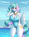 3618605__suggestive_artist-colon-zachc_princess+celestia_alicorn_anthro_g4_arm+behind+back_big+breasts_breasts_busty+princess+celestia_cleavage_clothes_female_g