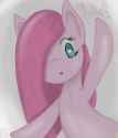 2481748__safe_artist-colon-ashesdarkpony_pinkie+pie_earth+pony_pony_g4_female_heart+eyes_hello_pinkamena+diane+pie_solo_wingding+eyes