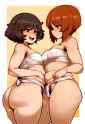 122691311_p2_[AI]_[Tonikaku]_[PixivID8560778]_{Miho}_{Yukari}_F_Yuri_Armpits_Boobs_Overweight_ThickThighs_Hairy_ArmpitHair_PubicHair_Sweat_