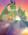 3619083__suggestive_artist-colon-desingahv_princess+ember_dragon_anthro_g4_big+breasts_bikini_breasts_busty+princess+ember_clothes_commission_dragoness_female_g