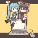 __hatsune_miku_and_hakurei_reimu_touhou_and_2_more_drawn_by_henyomen__sample-a609494facee52bcc86b50098ee656ec
