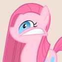 160763__safe_pinkie+pie_g4_faic_faicamena_mouth+on+side+of+face_pinkamena+diane+pie_reaction+image_simple+background_transparent+background_twitch_vector