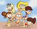 5600 - 2016 artist_scobionicle99 ass beach bending_over big_ass bikini blushing bulge character_leni_loud ...ng_object lenicoln loricoln luancoln lunacoln lynncoln on_all_fours one_piece_swimsuit presenting_ass swim_trunks swimsuit