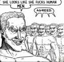 She looks like she fucks Human men