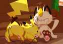 704395 - Meowth Pikachu Porkyman