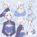 Weiss short hair