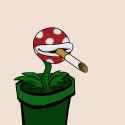 pirahna plant smoking a cigarette.png