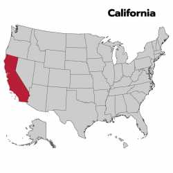 california-map-with-color-outline-map-of-california-vector