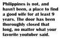 philippines is not a place to find a wife