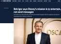 Bob Iger says Disney&#039;s mission is to entertain not send messages