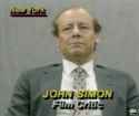 John Simon, film critic