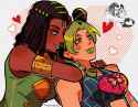 __kujo_jolyne_and_ermes_costello_jojo_no_kimyou_na_bouken_and_1_more_drawn_by_huyandere__a645a5457f298943018595814481689a