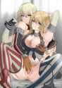 __bismarck_and_iowa_kantai_collection_drawn_by_z_knkr1025__e7d52cad6d04e34bd153a378ddb0173c