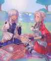 __edelgard_von_hresvelg_and_lysithea_von_ordelia_fire_emblem_and_2_more_drawn_by_kokomi_aniesuakkaman__e3e6387c3d41f7f9e33964e704505f81