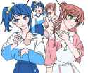 __sora_harewataru_and_nijigaoka_mashiro_precure_and_1_more_drawn_by_a_jak__41084c13e75014541197c6b27aad361a