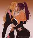 __shihouin_yoruichi_and_matsumoto_rangiku_bleach_drawn_by_succuboos__62677517e5821a1b777ef8f8d47f6eb9