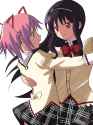 __akemi_homura_and_kaname_madoka_mahou_shoujo_madoka_magica_and_1_more_drawn_by_osushiumee__431818535b8ee78495b7279b4d49608c