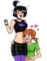 sam_x_vicky_navel_licking_by_chaoticdoomsday-dbuduue