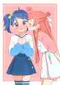 __sora_harewataru_and_nijigaoka_mashiro_precure_and_1_more_drawn_by_kyanos_b_0000ff__bcd72092b655096f35eb4f8f145477a8