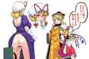 __flandre_scarlet_yakumo_yukari_and_matara_okina_touhou_drawn_by_itatatata__3baa7fdc2717a0ef75e8983783f82ed5