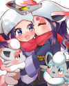 __akari_hisuian_zorua_hisuian_zoroark_and_disguised_zorua_pokemon_and_1_more_drawn_by_carrot_summer__b39b0e16f9d1b325d19f5782b2723b6d