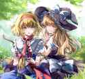 __kirisame_marisa_alice_margatroid_and_shanghai_doll_touhou_drawn_by_nanop38__cf5238844f2583a44fda11a60c934f0c