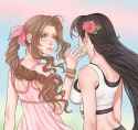 __tifa_lockhart_and_aerith_gainsborough_final_fantasy_and_3_more_drawn_by_crylin6__942d6714f88a2f49cdd6c59036129081