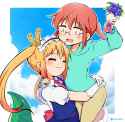 __tohru_and_kobayashi_kobayashi_san_chi_no_maidragon_drawn_by_merukyara__f9e5ead91dec402789b6d9bbd710f032