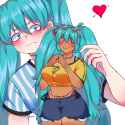 __hatsune_miku_brazilian_miku_and_argentinian_miku_vocaloid_drawn_by_leah_phamtomm__5c0b4c3f7424c7c459dafa6975f35da6