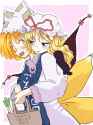 __yakumo_yukari_and_yakumo_ran_touhou_drawn_by_konna_reshiki__e2c139ffb0dab6a7c9e8c16305bb706a